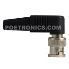 BNC-MRA01 Weldless BNC Right Angle Male Connector to Cable Strain Relief Boot