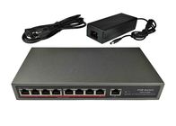 POE-S1008F(8FE+1FE)_8 Port 10/100Mbps IEEE802.3af/at PoE Switch with 120W External power supply (Newly Developed)