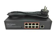 POE-S1008FB(8FE+1FE)_8 Port 10/100Mbps IEEE802.3af/at PoE Switch with 150W Built-in power supply (Newly Developed)