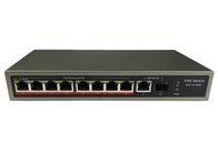POE-S1108GF(8FE+1GE+1GE SFP)_8 Port 100Mbps IEEE802.3af/at PoE Switch with 120W External power supply (Newly Developed)