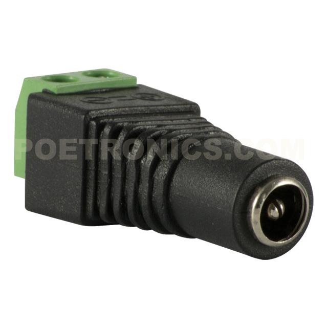 DC5521F 12V DC Power Female Connector Jack to Screw Terminal Block Adapter
