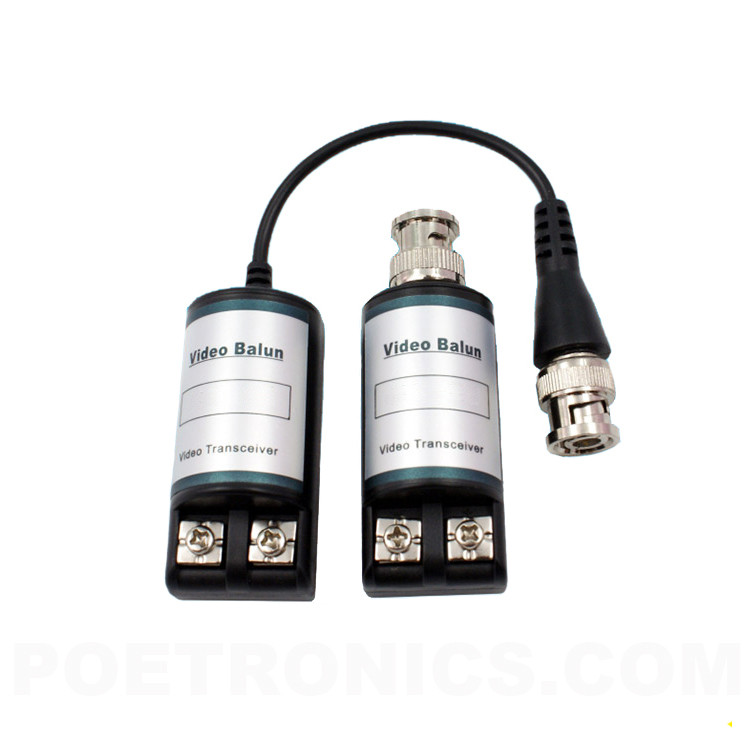 PVBM02(350600m) BNC Male to Screw Terminal Passive CCTV Video Balun