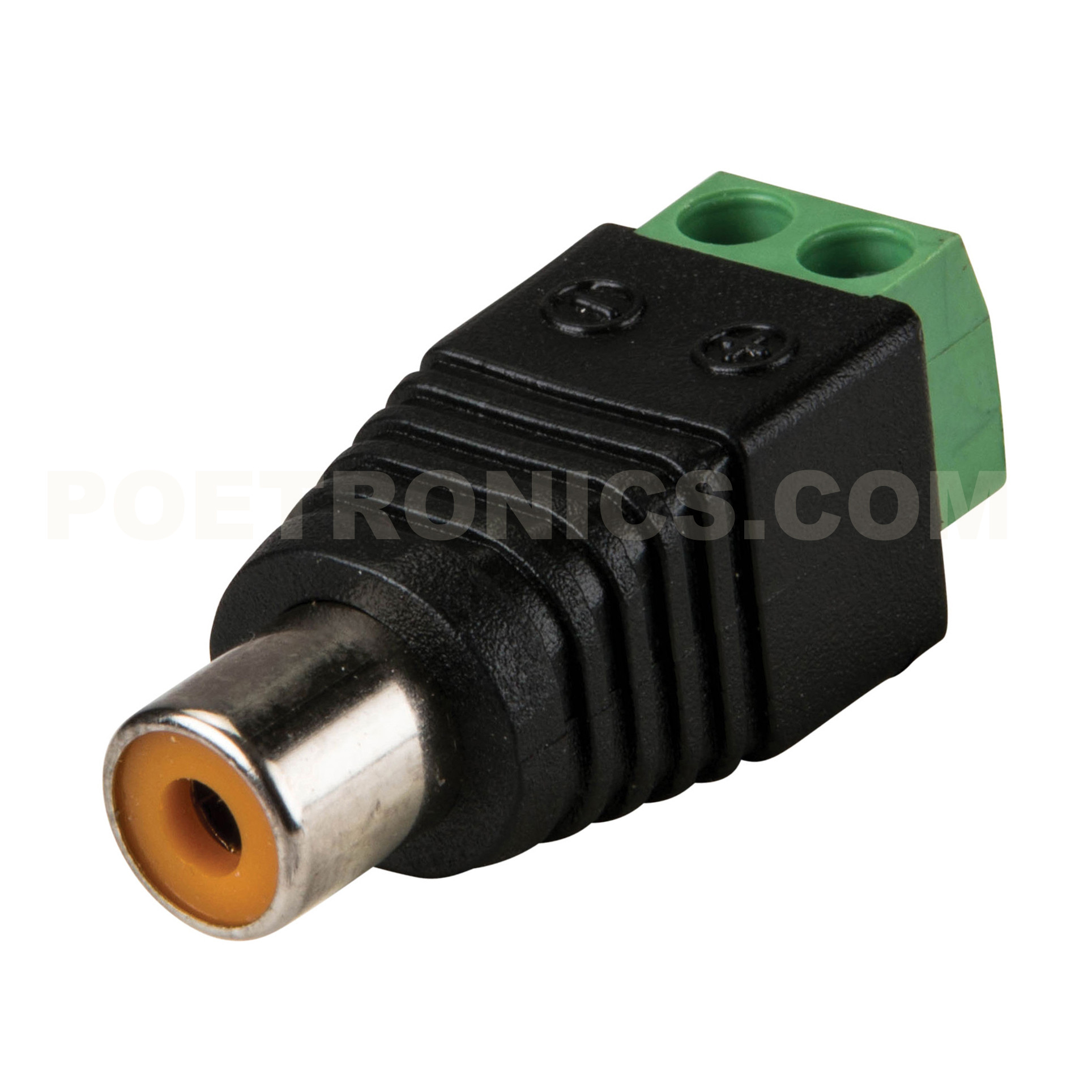 RCAFC RCA(Phono) Female Socket to Screw Terminals Connector for AV Cable