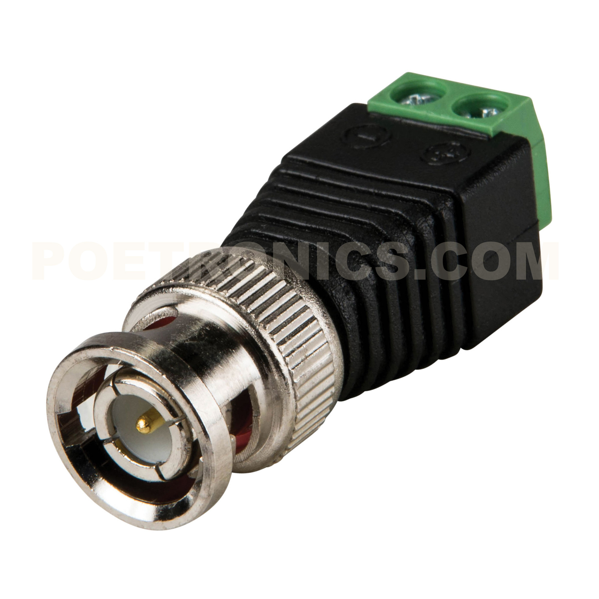 BNCMC BNC Male Plug In to Screw Terminal Block Adapter for Coaxial Cable