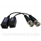 PVB-EC04(400-600m) BNC Male to Screw Terminal Passive CCTV Video Balun transmitter