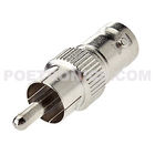 RCA-BC01 BNC Female Socket to RCA (Phono) Male Plug Adapter