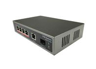 POE-S1104G(4GE+1GE+1GE SFP)_4 Port Gigabit IEEE802.3af/at PoE Switch with 65W External power supply (Newly Developed)