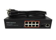 POE-S1108GFB(8FE+1GE+1GE SFP)_8 Port 100Mbps IEEE802.3af/at PoE Switch with 150W Built-in power (Newly Developed)