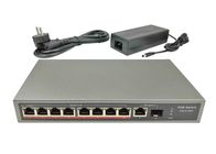 POE-S1108G(8GE+1GE+1GE SFP)_8 Port Gigabit IEEE802.3af/at PoE Switch with 120W External power supply (Newly Developed)