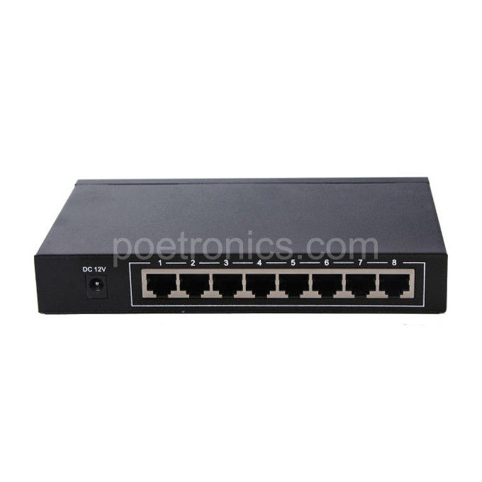 Network Switch 8 Port 10/100/1000M 16Gbps Bandwidth