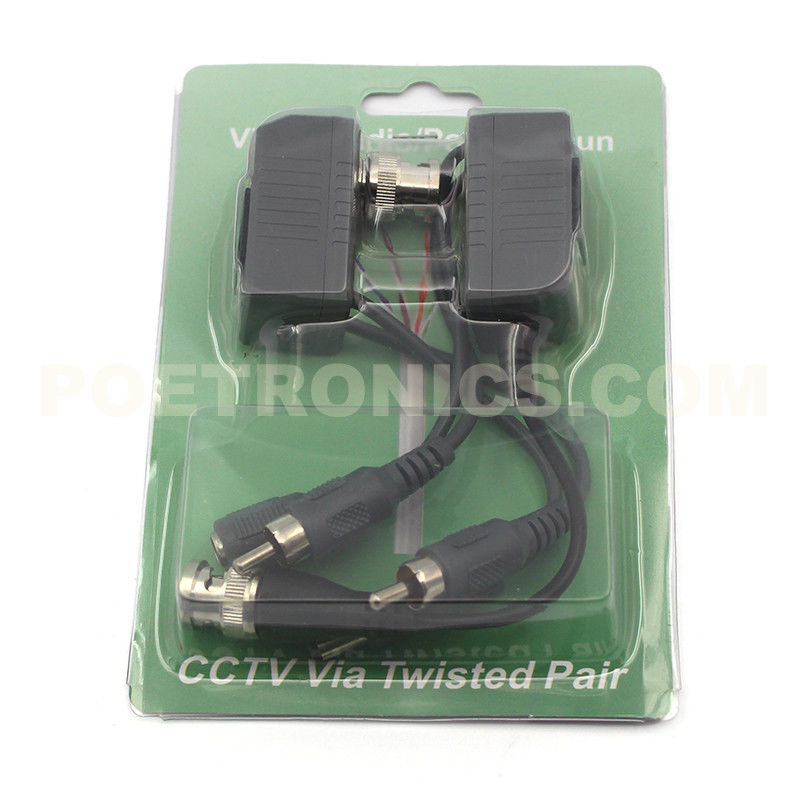 PVB-VPA11 CCTV One Channel Passive Video Transceiver (Power+Video+Audio)